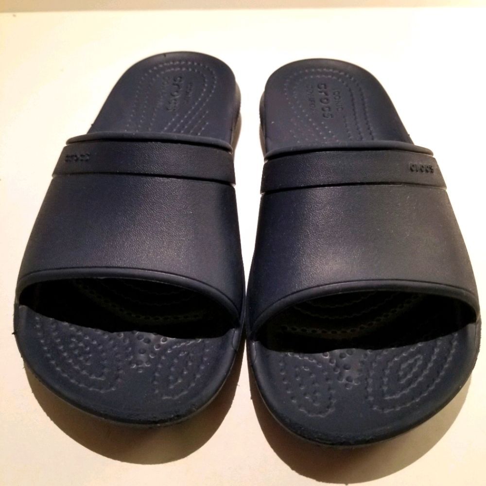 Crocs Sandals Slides Unisex Navy Blue Size 1